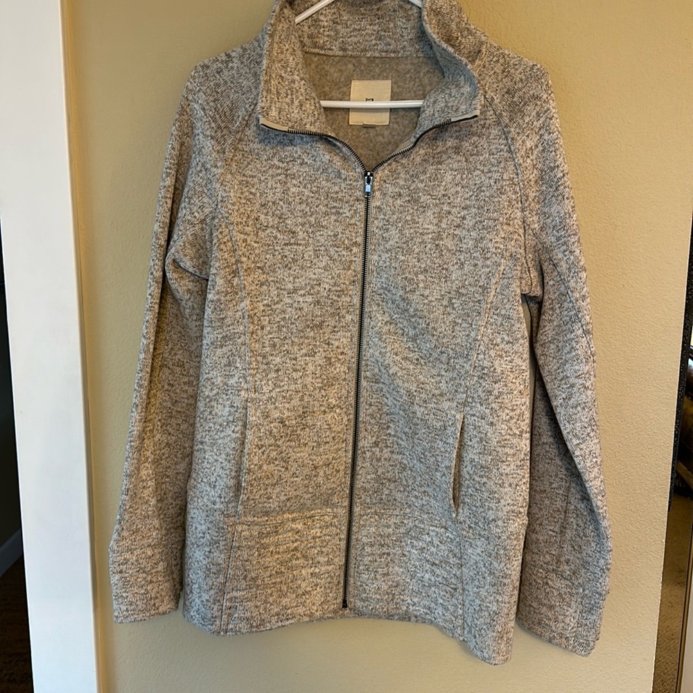 Fleece style jacket.